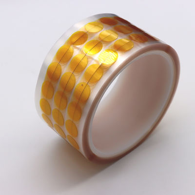 Harga yang pantas Label persegi panjang berpola padat tahan tindikan khusus untuk kemasan fleksibel on line