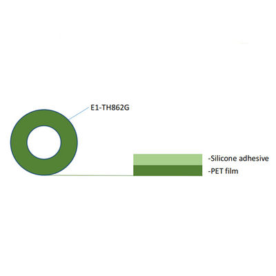 Super Antisatic Green Polyester Tape Anti Aging strong Heat Resistant Tapes 0.06mm
