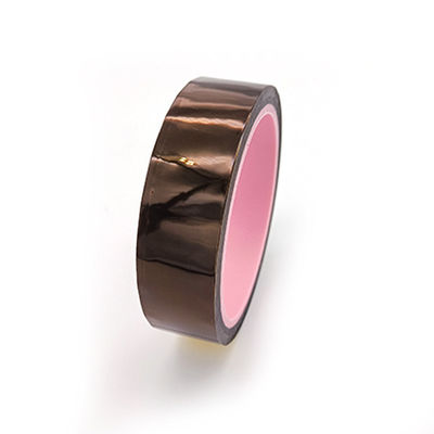 Harga yang pantas 2mil Silicone Heat Resistant Kapton Tape Adhesi Awal Tinggi on line