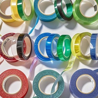 Harga yang pantas Pita Kapton bermotif padat kelas industri dengan perekat yang kuat on line