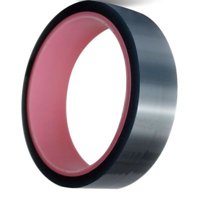 Harga yang pantas 50Hz Solvent Resistant Vivid Black Polyimide Tape Untuk Teknologi Screen Printing on line