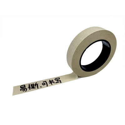 Harga yang pantas 10mm permukaan cetak halus pita kertas topeng hitam on line