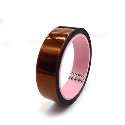 Harga yang pantas Anti Static Polyimide ESD Adhesive Tape 2.2mil Silicone Adhesive Debit Statis Rendah on line